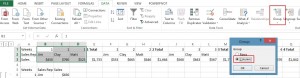 excel vertical to horizontal